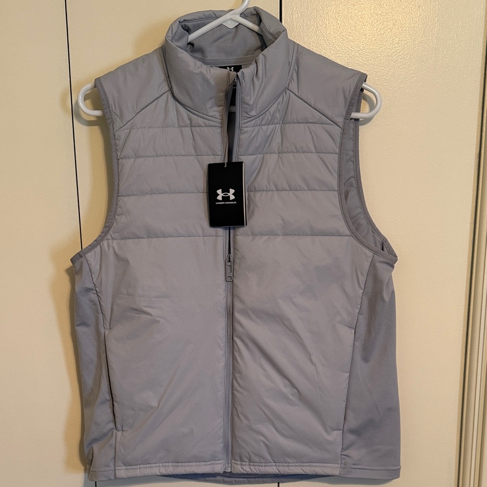 Under Armour Golf Gray Puffer Vest